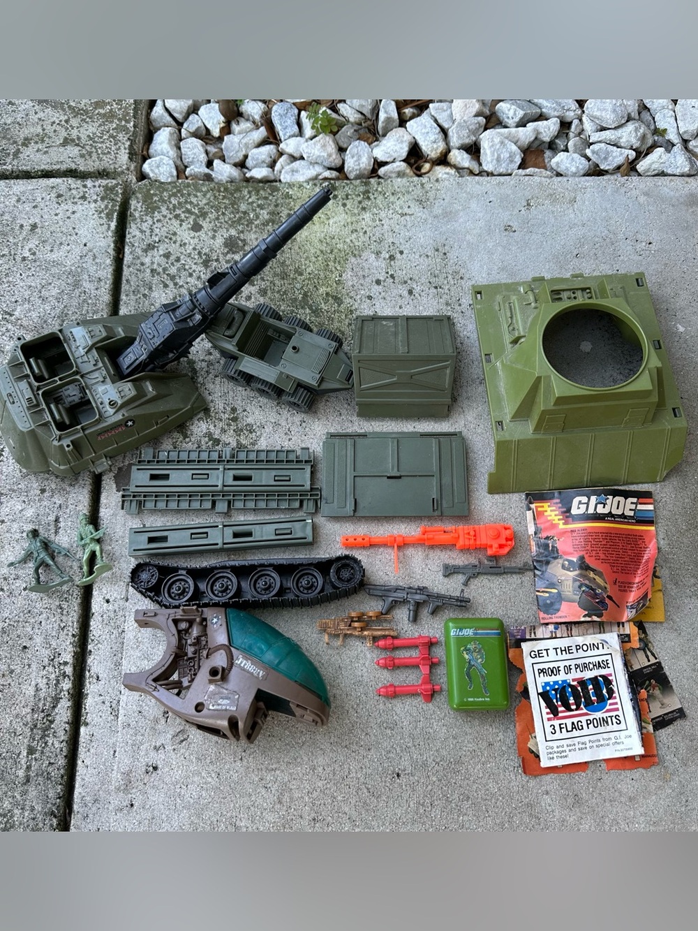 VTG Gl Joe Parts Lot 1986 HAVOC Vehicle, Cobra B.A.T, Road Pig Dreadnok ARAH